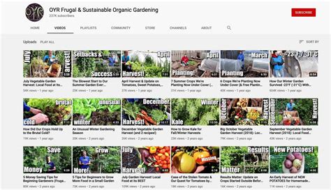 garden chanel|best vegetable gardening youtube channels.